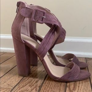 Purple High Heels